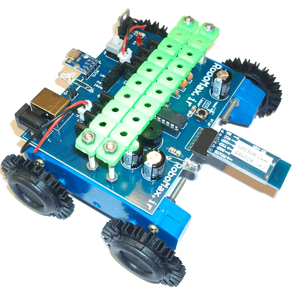 ربات اندروید استپر موتور نما ۱۷ (4 سیم) ۲ فاز مدل 17pm-k502-p2st 